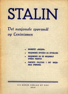 Josef Stalin: Det nasjonale spørsmål og leninismen