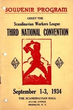 Scandinavian Workers League Third National Convention 1934