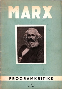 Karl Marx: Programkritikk