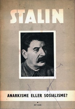 Josef Stalin: Anarkisme eller sosialisme