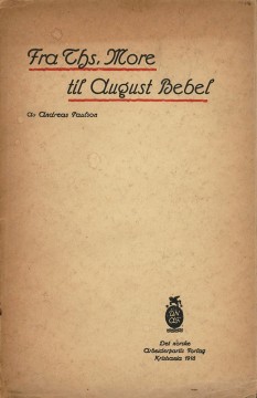 Andreas Paulson: Fra Ths. More til August Bebel