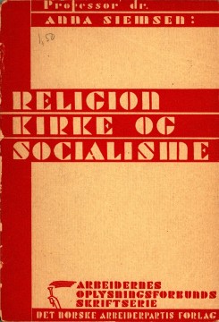 Anna Siemsen: Religion, kirke og socialisme