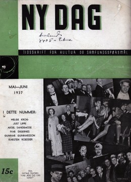 Ny Dag - Tidsskrift for kultur og samfundsspørsmål #1 1937