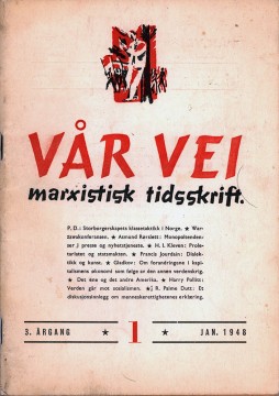 Haavard Langseth (red): Vår Vei - Marxistisk tidsskrift #1 januar 1948