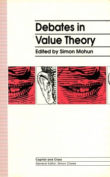 Simon Mohun (red): Debates in Value Theory