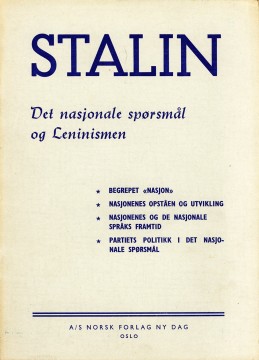 Josef Stalin: Det nasjonale spørsmål og leninismen